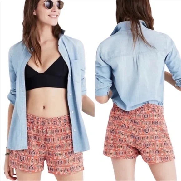 Madewell Kingston Smocked Shorts - Picture 2 of 7